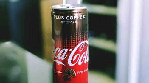 Coca-Cola makes the Coca-Cola Plus Coffee available in Cambodia